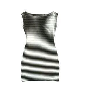 Nation LTD Striped Tank Dress Sleeveless Green/White,‎ Size Small